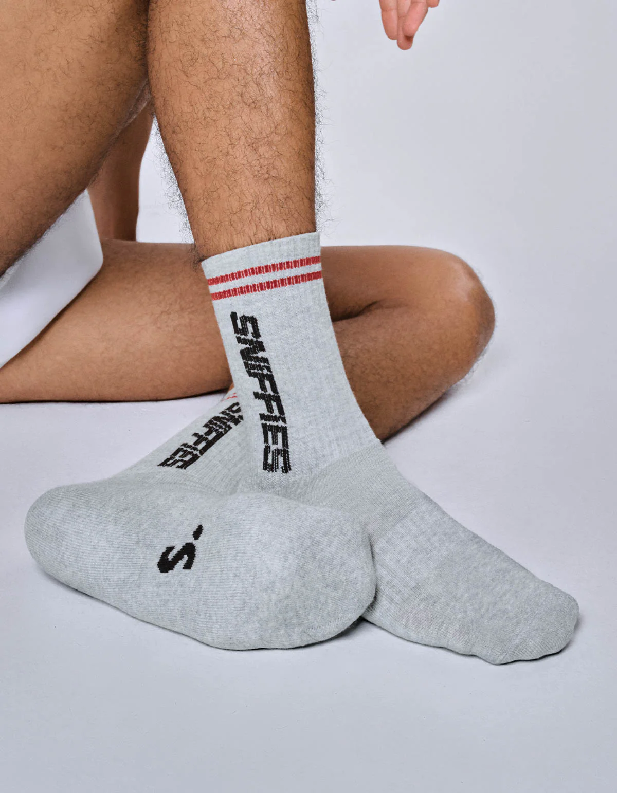 Athletic Logo Socks - Grey