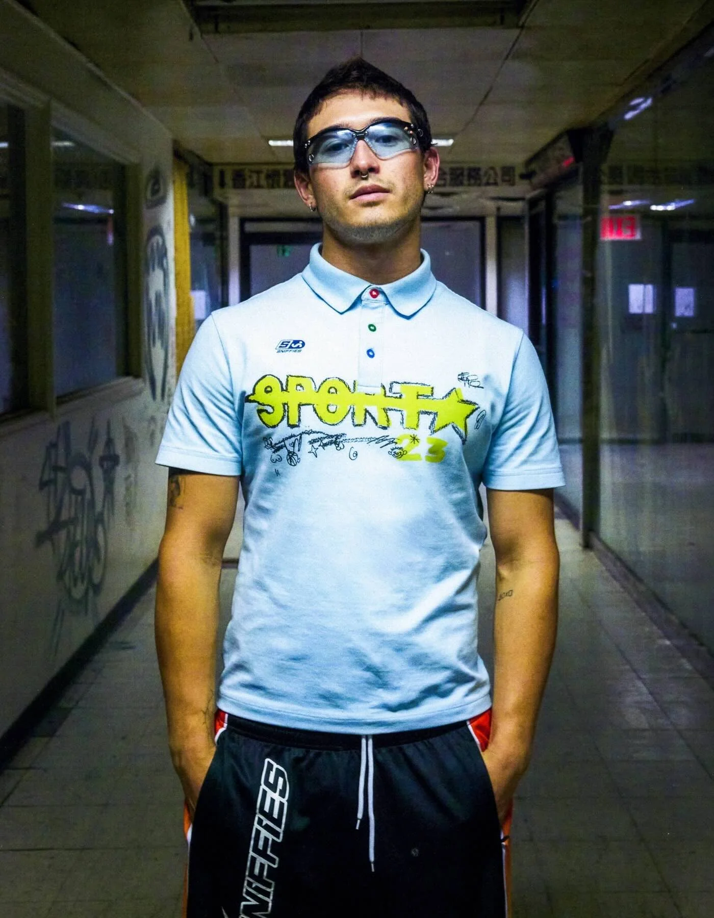 Shrunken Sport Polo - Light Blue - Image 7