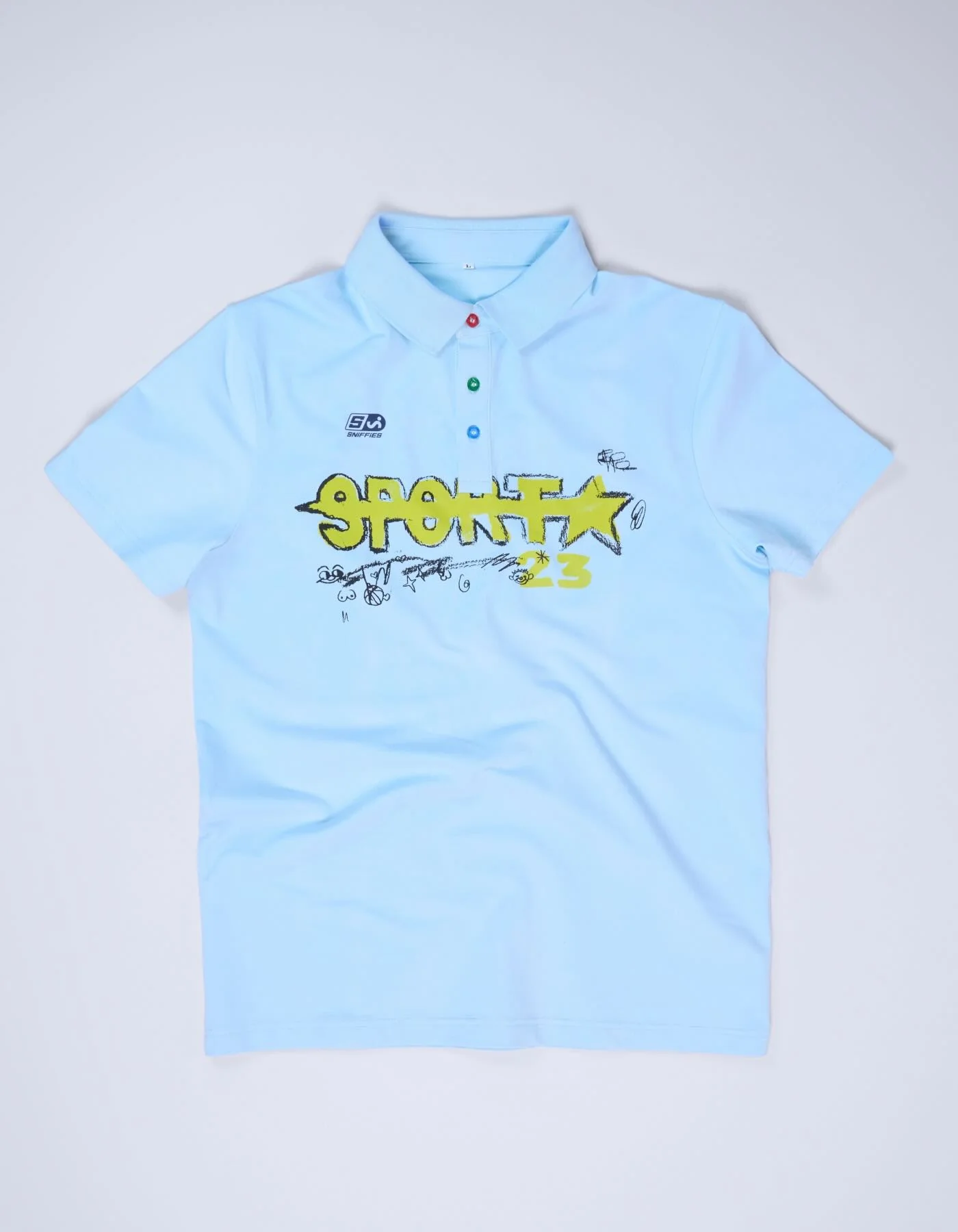 Shrunken Sport Polo - Light Blue - Image 8