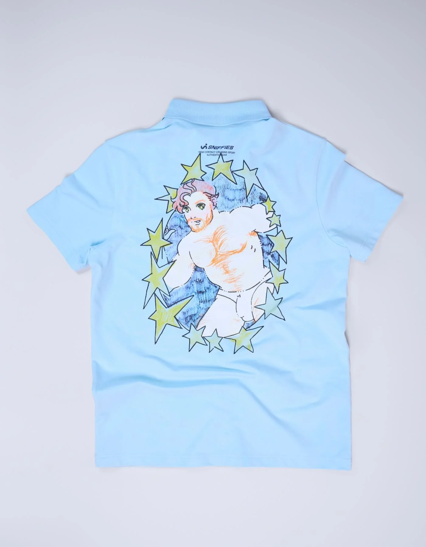 Shrunken Sport Polo - Light Blue - Image 9