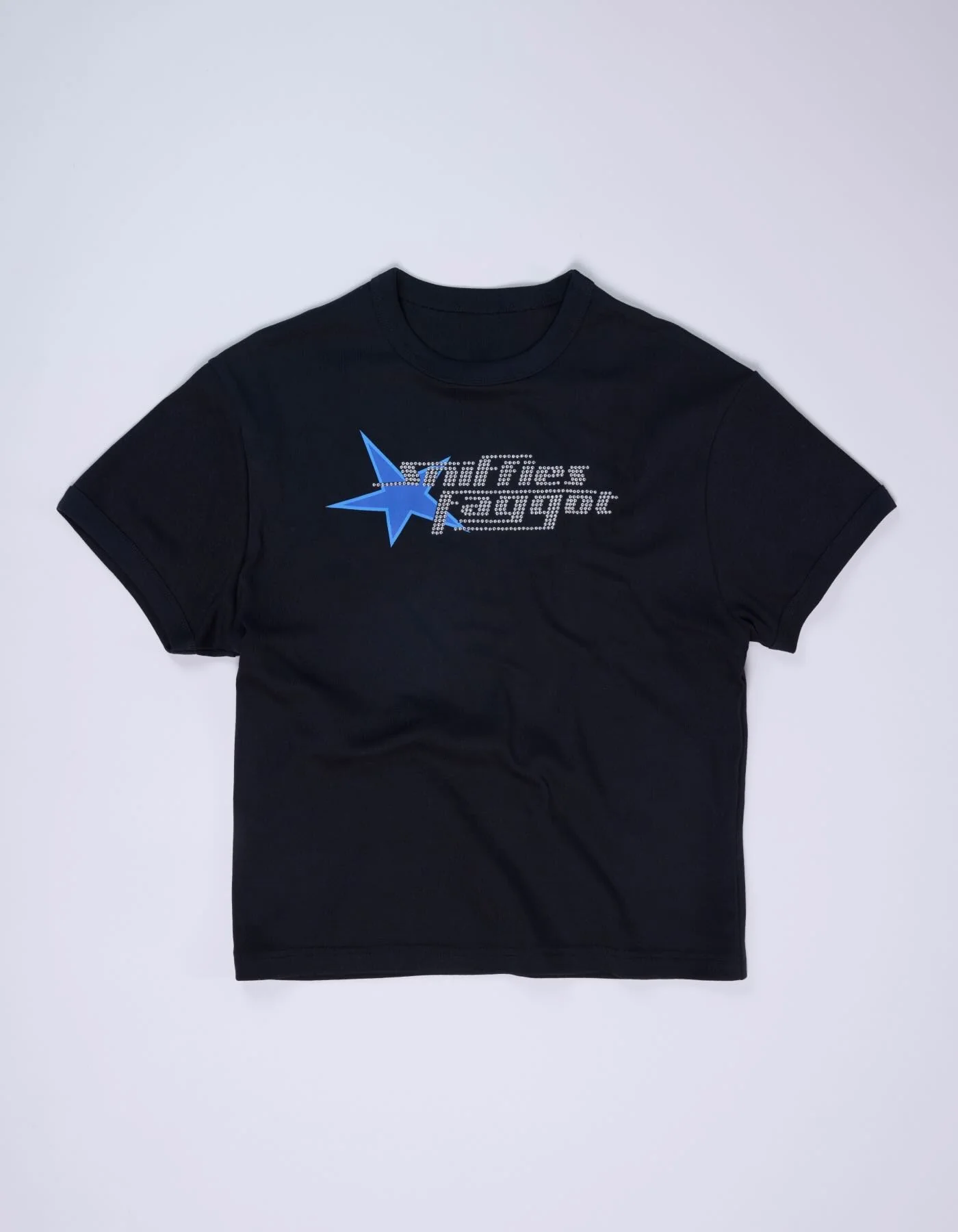 Studded Fagg*t Ribbed Tee - Black - Image 8